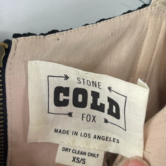 Stone Cold Fox Dress Iowa Mini Dress Black Size Small Like New Condition - Picture 6 of 8